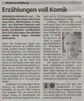 Erz&auml;hlungen voll Komik, Schw&auml;bische Zeitung, 28.8.2003